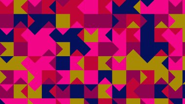 red, pink and blue geometric pattern, seamless wallpaper for fabric, tile and tablecloth
