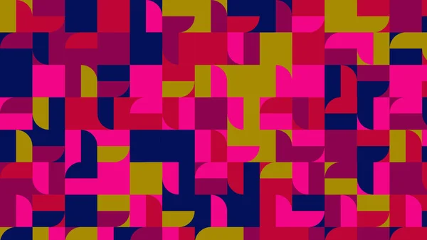 red, pink and blue geometric pattern, seamless wallpaper for fabric, tile and tablecloth