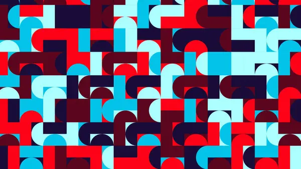 Colorful Geometric Pattern Seamless Wallpaper — 图库照片