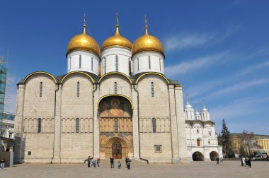 nefes kesen ünlü duyuru Katedrali ve Başmelek katedralde Moskova kremlin, Rusya Federasyonu