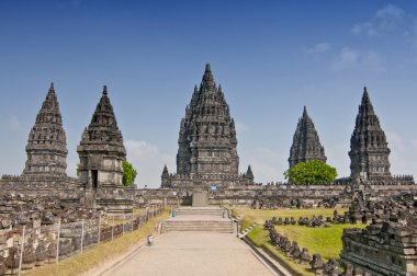 Hindu tapınağı prambanan. Endonezya, java, yogyakarta