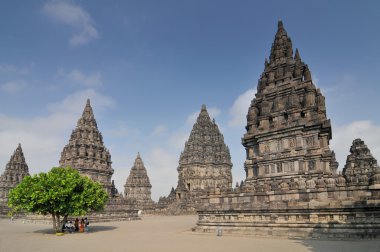 Hindu tapınağı prambanan. Endonezya, java, yogyakarta