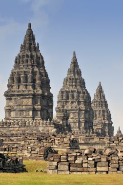 Hindu tapınağı prambanan. Endonezya, java, yogyakarta