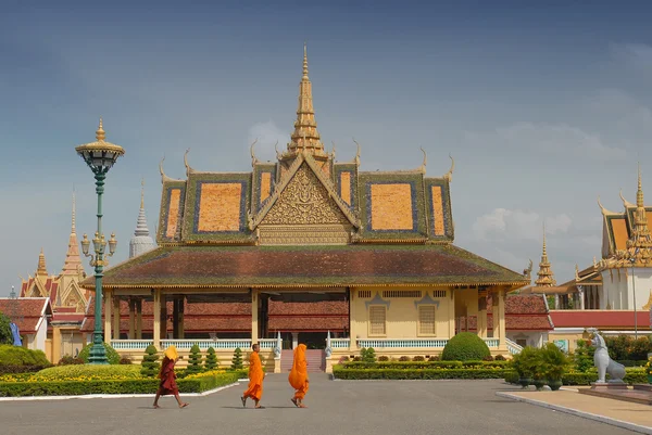 Phochani 亭、 皇家宫殿建筑群，金边，柬埔寨 — 图库照片