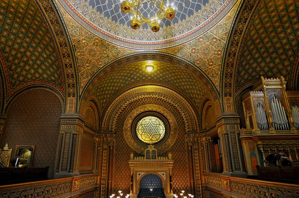 Sanctuary of the Spanish Synagogue, Prague Stock Photo