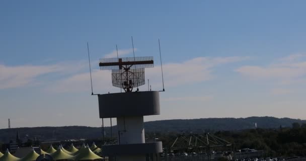 Luftövervakning Flygplatsen — Stockvideo