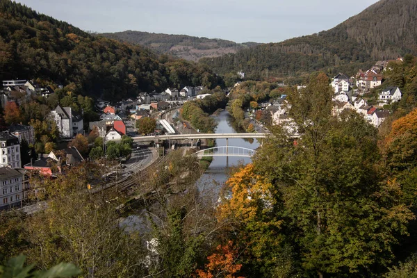 Centrum Města Altena Lahnu — Stock fotografie