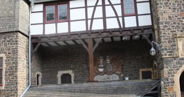 Κάστρο Altena Στο Λόφο — Αρχείο Βίντεο