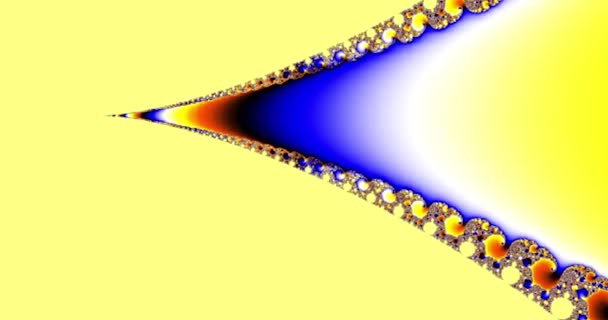 Vídeo Dos Fractais Suplementares — Vídeo de Stock