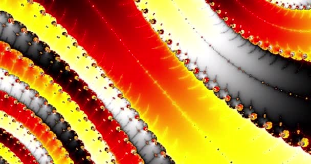 Video Colorful Appleman Fractals — Stock video