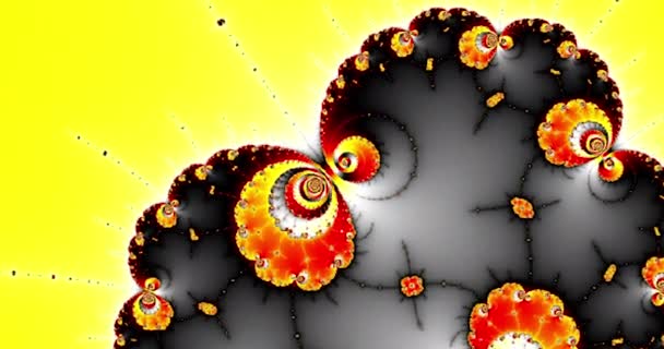 Video Colorful Appleman Fractals — Stok video
