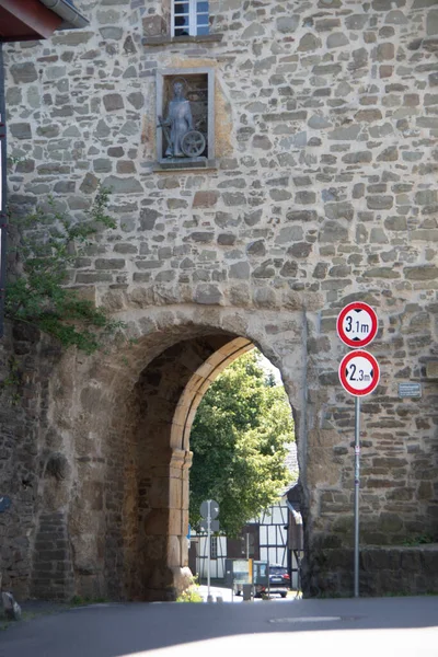 Rovine Della Fortezza Blankenberg Germania — Foto Stock