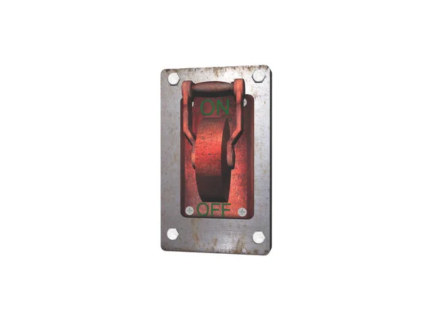 Old Rusty Switch Toggle — Foto de Stock