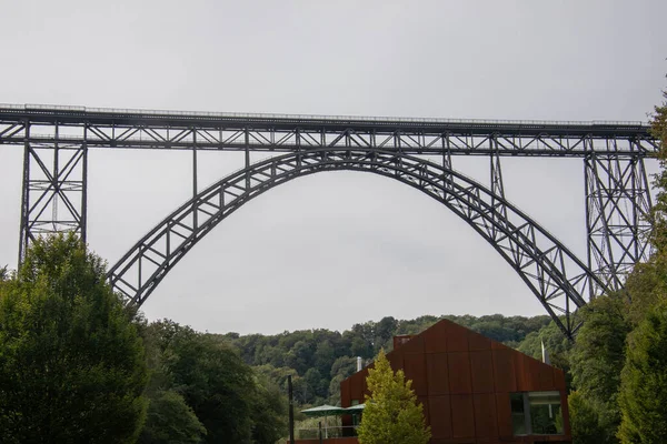 Железнодорожный Мост Мёнгстенер Золингене Объект Всемирного Наследия — стоковое фото