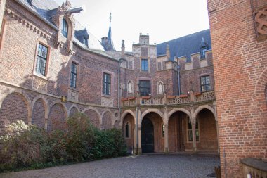 Bergheim yakınlarındaki Paffendorf 'ta antik güzel bir kale.