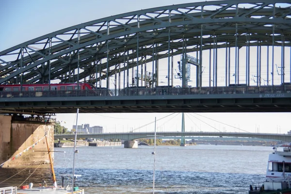Арковий Міст Кельні Над Рейном — стокове фото