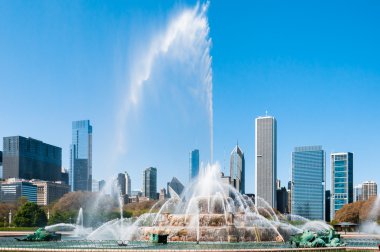 Chicago Buckingham Memorial Fountain clipart