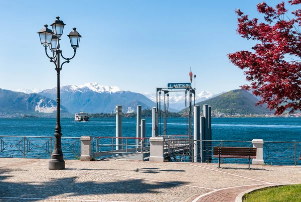 Lake maggiore, laveno, İtalya