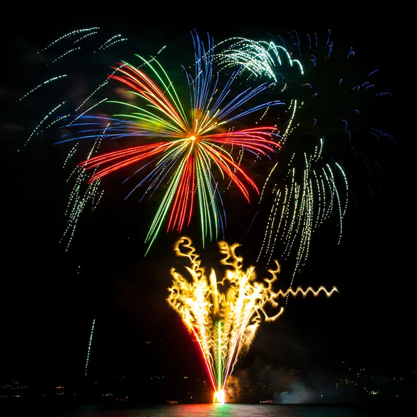 Multiple fireworks — Stock Photo, Image