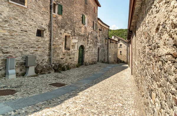 Narrow Streets Stone Houses Small Mountain Village Bassola Hamlet Armeno — Stock Photo, Image