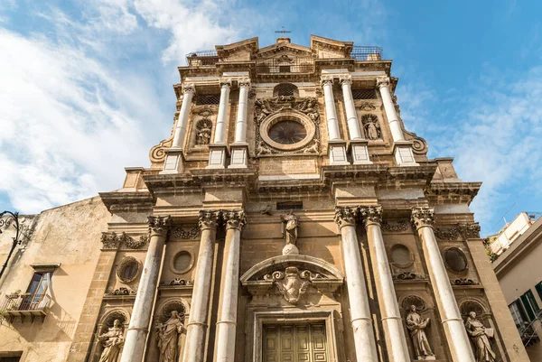 Iglesia Parroquial Santa Maria Della Pieta Palermo Sicilia Italia — Foto de Stock