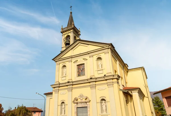Widok Kościół San Lorenzo Biandronno Prowincja Varese Lombardia Włochy — Zdjęcie stockowe