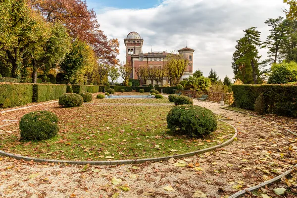 Public Gardens Villa Toeplitz Autumn Season Varese Lombardy Italy — Stock Photo, Image