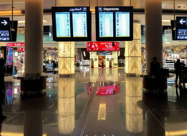 Muscat Omán Února 2020 Interiér Odletového Terminálu Muscat International Airport — Stock fotografie