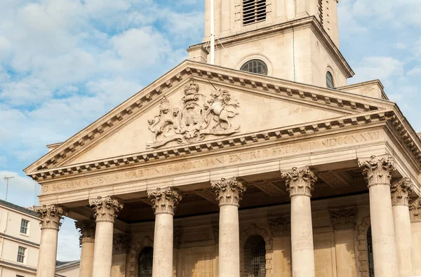 Вид Церковь Святого Мартина Площади Трафальгар Центре Лондона Великобритания — стоковое фото