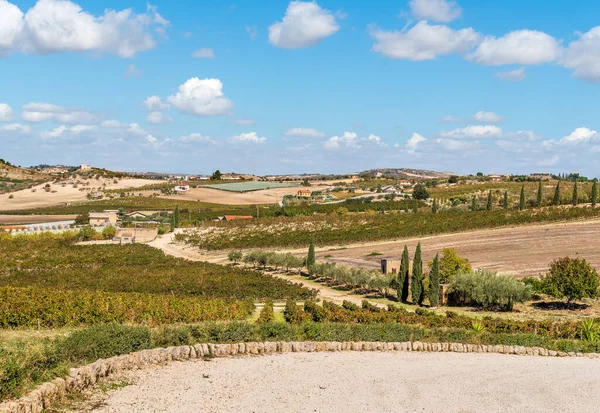 Countryside Landscape Hills Campobello Licata Province Agrigento Sicily Italy — 스톡 사진