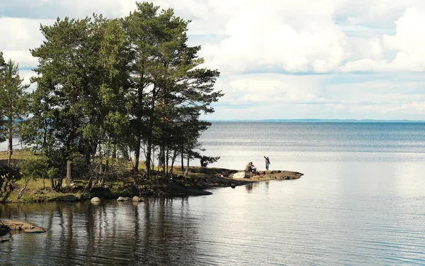 Valaam-Ufer. — Stockfoto