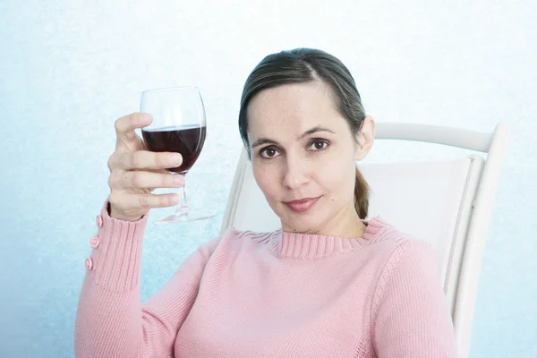 WOMAN DRINKING — Stock Photo, Image