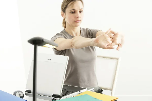 STRETCHING — Stock Photo, Image