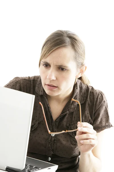 Mujer trabajando — Foto de Stock