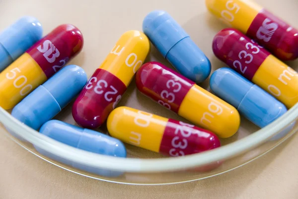 CAPSULE-FORM DRUG — Stock Photo, Image