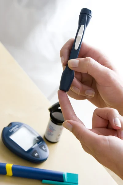 당뇨병에 대 한 테스트 — 스톡 사진