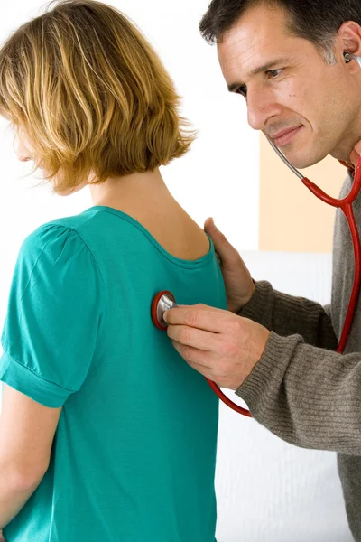 Woman visit a doctor — Stock Photo, Image