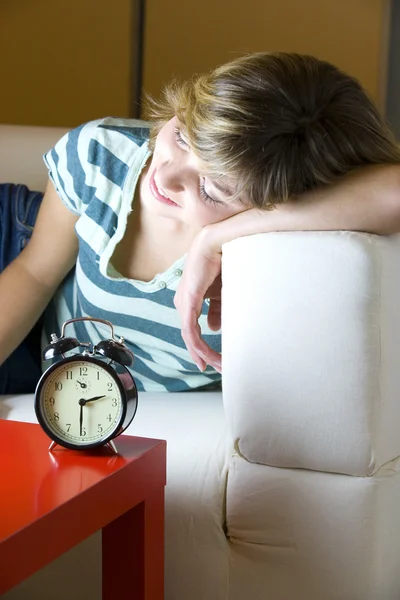 TERAPIA DI LUCE DONNA — Foto Stock