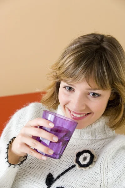 THIRSTY WOMAN — Stock Photo, Image