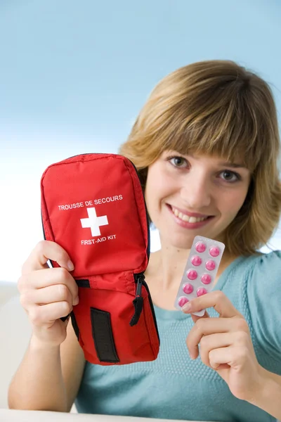 Kit di pronto soccorso — Foto Stock