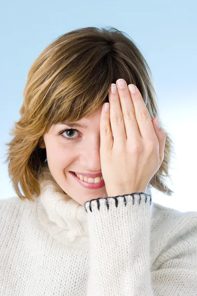 OFTALMOLOGÍA, MUJER — Foto de Stock