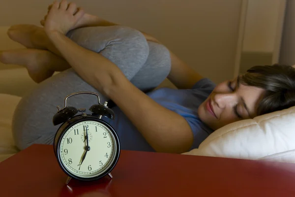 WOMAN WAKING UP — Stock Photo, Image