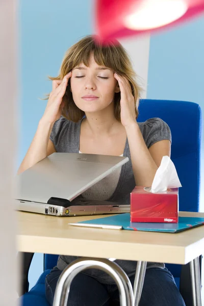 WEARY WOMAN — Stock Photo, Image