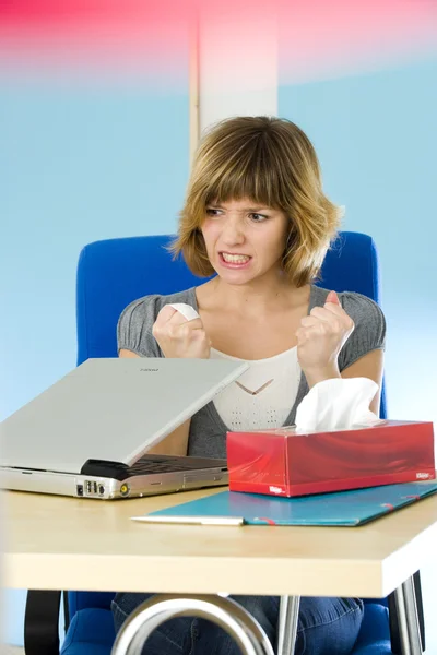 WEARY WOMAN — Stock Photo, Image