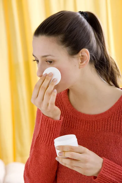 FACE CARE, WOMAN — Stock Photo, Image