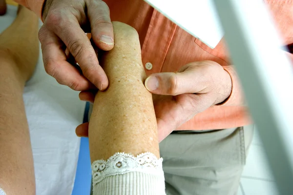 DERMATOLOGIA, SINTOMATOLOGIA ELDE — Fotografia de Stock