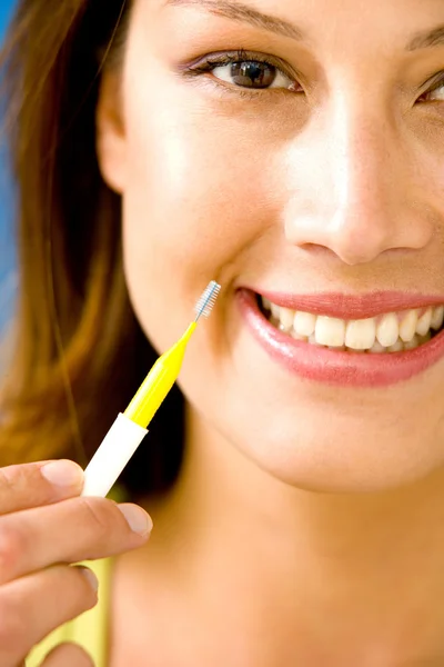 DENTAL HYGIENE,  WOMAN — Stock Photo, Image