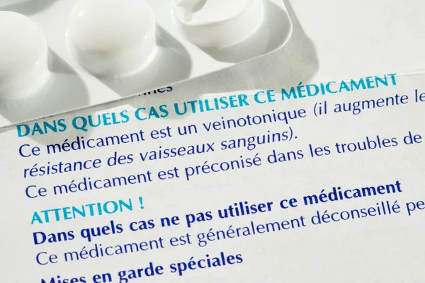 MÉDICAMENT VÉINOTONIQUE — Photo