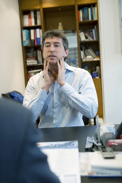 Man visit a doctor — Stock Photo, Image