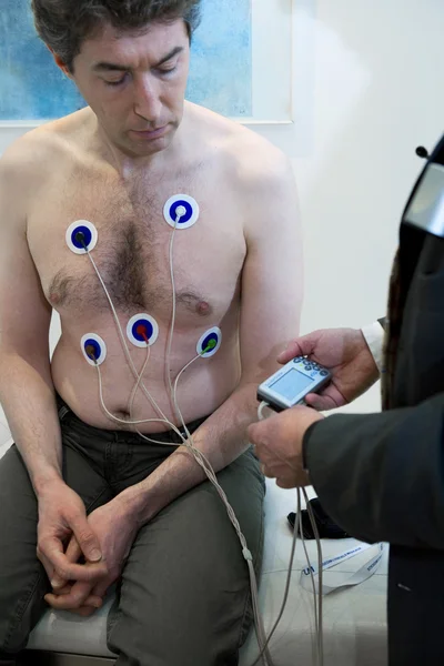 Man at medical testing — Stock Photo, Image